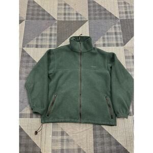 Vintage 90s Cabelas‎ Polartec Fleece Hunting Full Zip Up Jacket Mens Size M